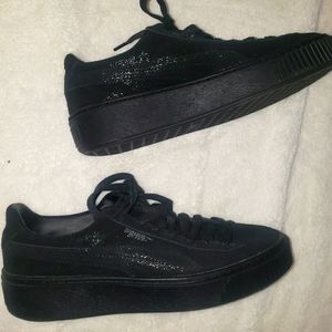 Puma Basket shimmer suede size 8